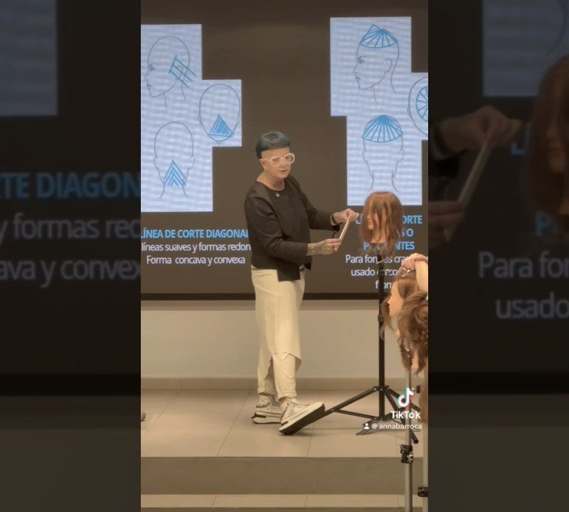 Líneas de diseño en el corte de pelo: la línea se elige por el peso, no por gusto