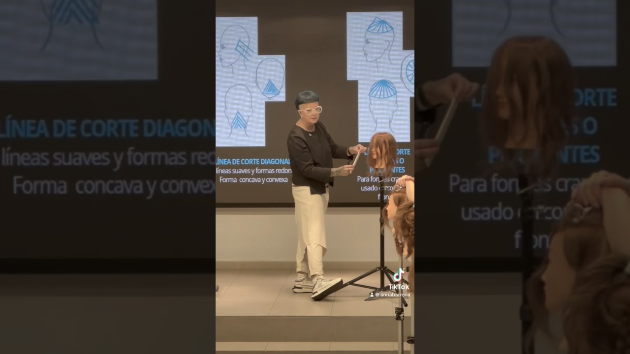 Líneas de diseño en el corte de pelo: la línea se elige por el peso, no por gusto